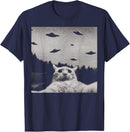 Alien Cat-shaped Unidentified Flying Object T-shirt