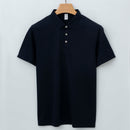 Tencel Draped No-Iron Polo Shirt