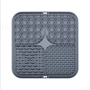 Silicone Pet Licking Mat Slow Feeder with Suction Base ? Anti-Choke Dog/Cat Food Bowl