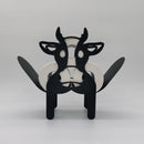 Cow Paper Holder Iron Tissue Stand