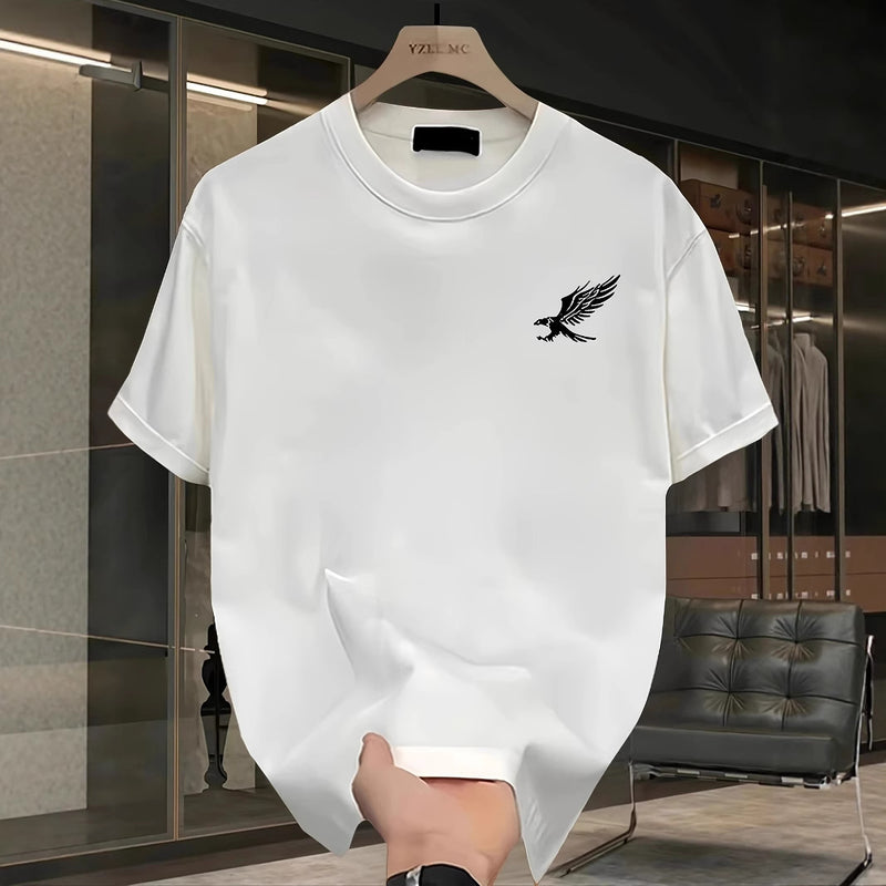 Men's Mesh Print Casual T-Shirt