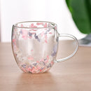 Household borosilicate double-layer glass cup