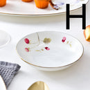Bone China Phnom Penh Tableware Dinner Plate Set