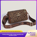 The pillow bag can be worn diagonally over one shoulder for a casual look