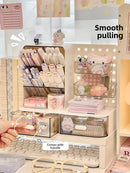 Office study desk storage rack