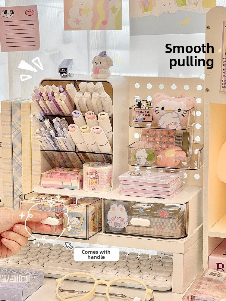 Office study desk storage rack