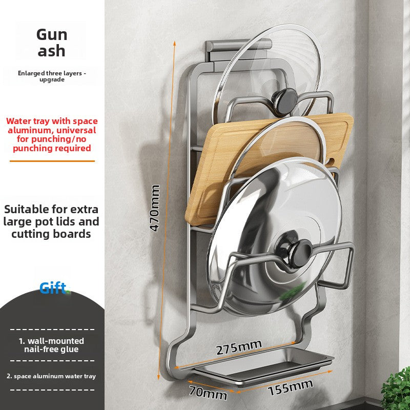 Household storage cutting board holder