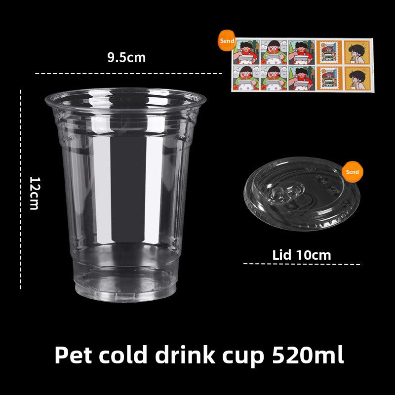 Disposable milk tea cup