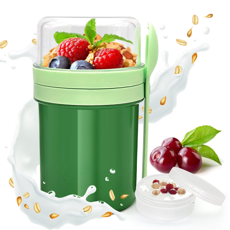 Double-layer portable yogurt cup