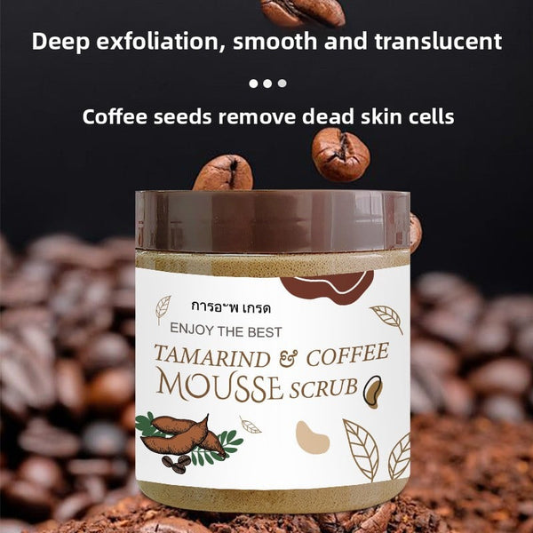Coffee and sea salt body scrub