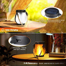Solar Flickering Flame Garden Light