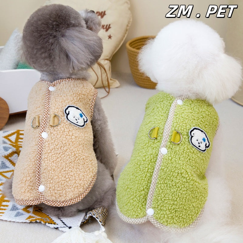 Pet warm jacket or sweaterin Velvet