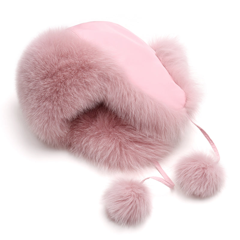 fox fur hat