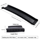 Foldable vehicle-mounted pet ladder