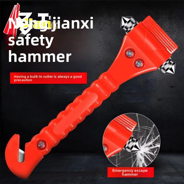 Car Emergency Safety Hammer with Window Breaker and Cutter