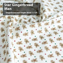 Christmas Fabric Creative Fabric Cotton Handicraft DIY Material Cotton Doll Cartoon Clothes For The Elderly