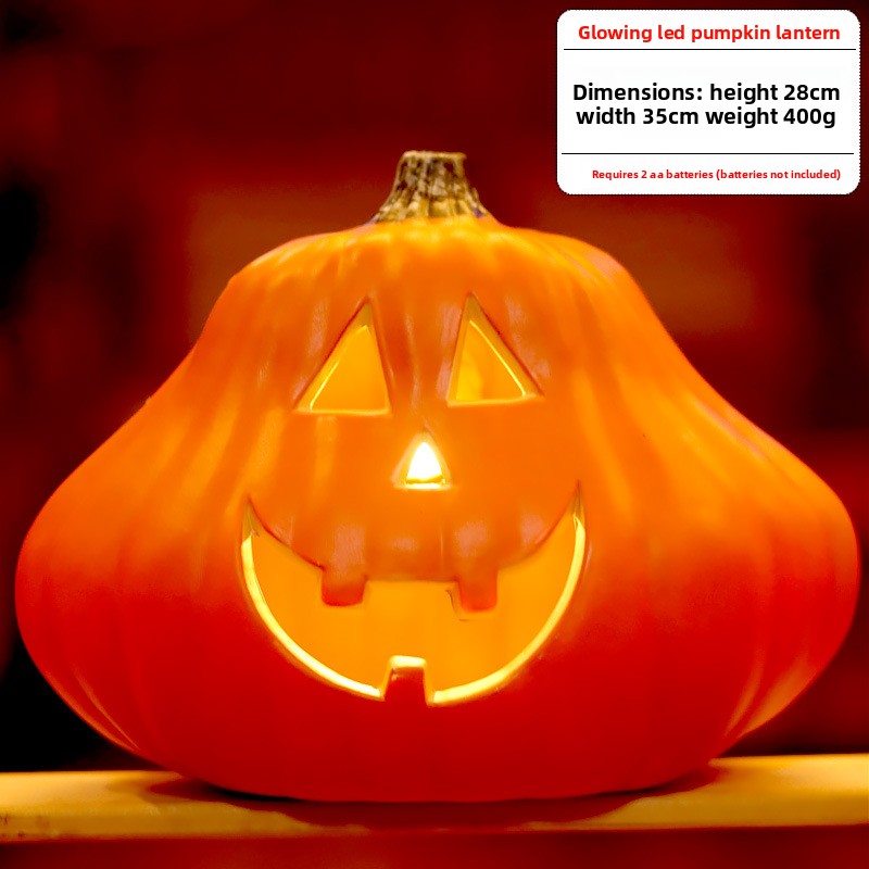 Glowing Halloween Pumpkin Lantern for Decoration