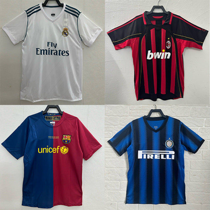 Retro football jersey top T-shirt