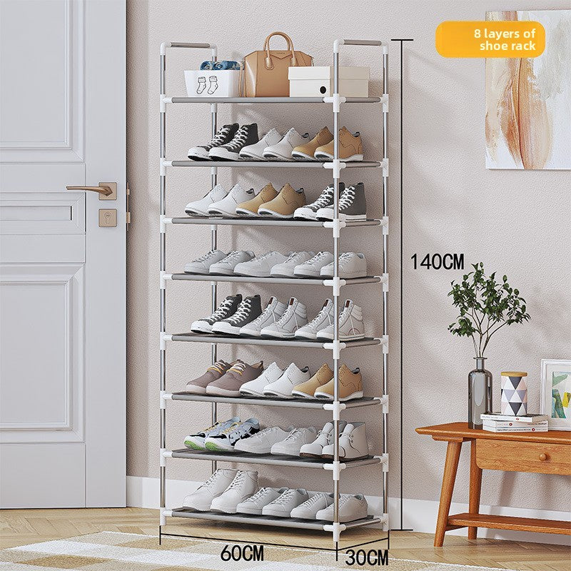Simple shoe rack for household entry