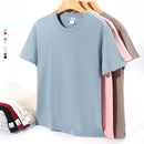 Combed Cotton Short-Sleeved T-Shirt