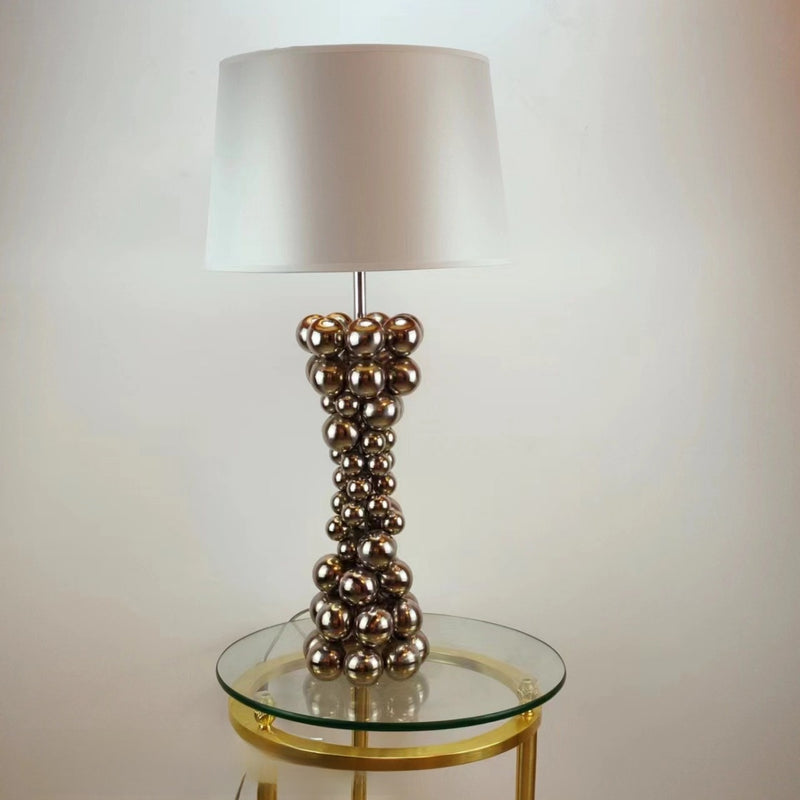 Stainless steel round ball luxury desk lamp