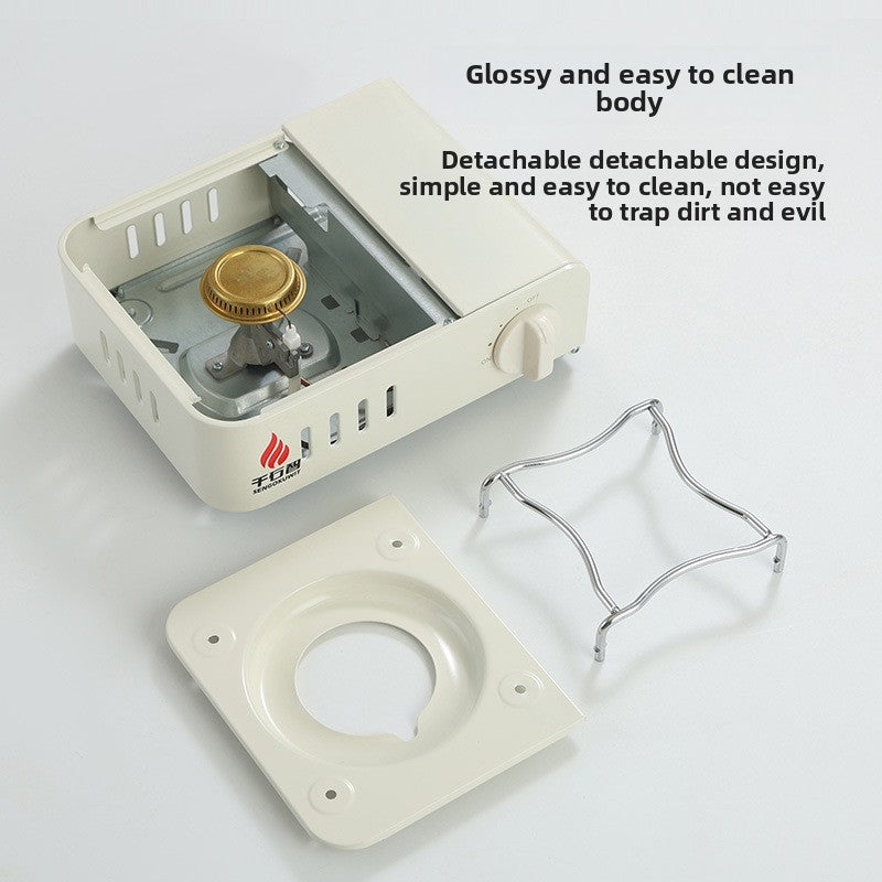 Gas stove for barbecue and picnic