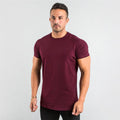 Men's Cotton T-Shirt Summer Short Sleeve Round Neck