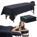 3 Piece Massage Table Sheets Set 2 Sets Massage Bed Cover Soft Waterproof