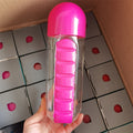 Two-In-One Water Cup with 7 Compartment Pill Organizer