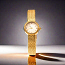 Simple Retro Copper Mesh Small Gold Watch Women's Internet Celebrity Explosive Exquisite Casual Light Luxury All-match Elegant