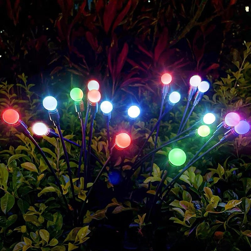 Solar Outdoor Waterproof Firefly Garden Light with LED