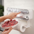 Magnetic Wall-Mounted Cling Film Cutter