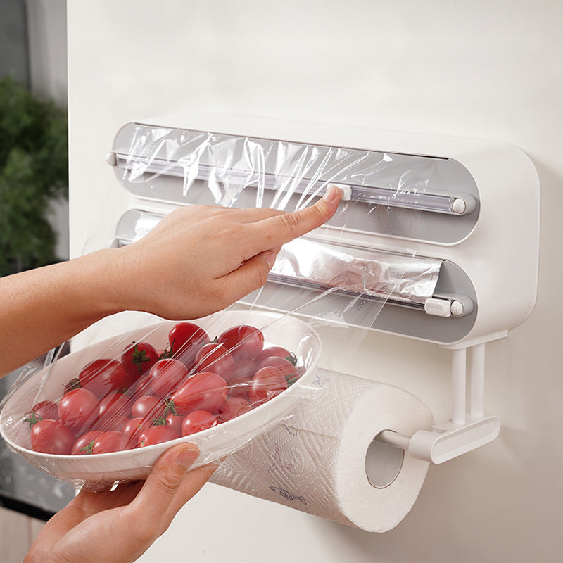 Magnetic Wall-Mounted Cling Film Cutter