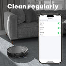 Robot Vacuum And Mop, 3 In 1 Combo Cleaner For Home With Pet Hair And Hard Floor, 5000Pa Suction, 120 Mins Run Time,Self-Charging,Super Thin Body