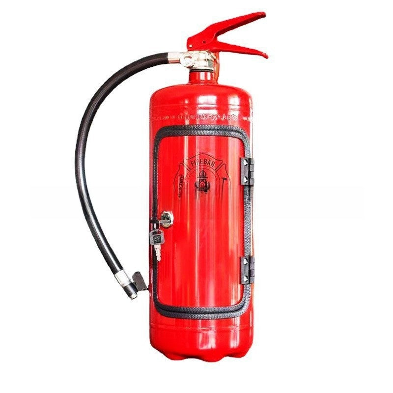 Mini Fire Extinguisher Wine Cabinet Decoration Iron Ornament