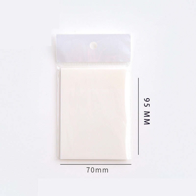 ملاحظات لاصقة شفافة من مادة البولي إيثيلين تيرفثالات مقاومة للماء