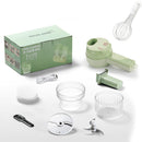 Wireless Electric Vegetable Dicer with Egg Beater Attachment