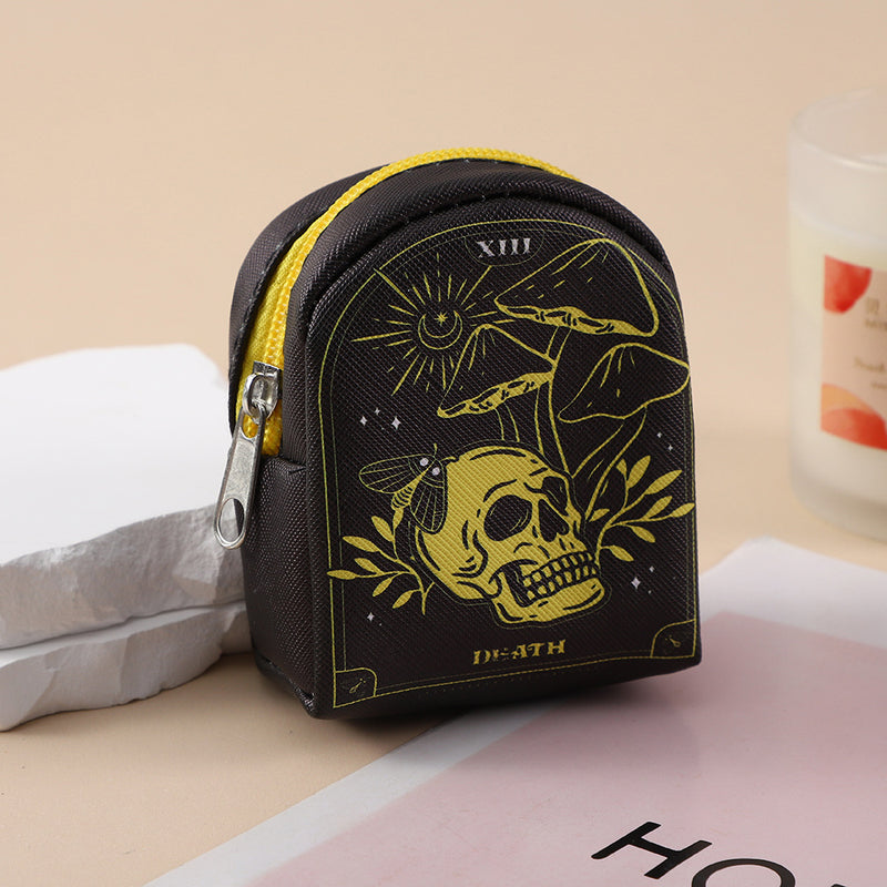 Punk Style Mini Zipper Coin Purse