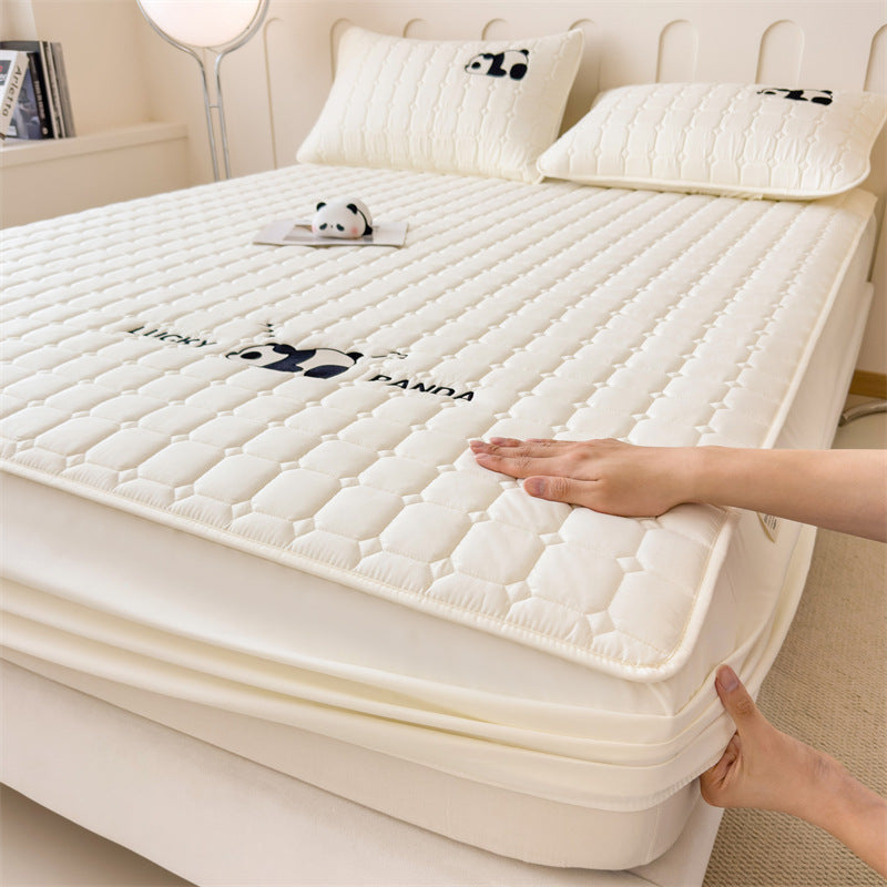 Class a Raw Cotton Soy Fiber Quilted Bed Sheetss All-Inclusive