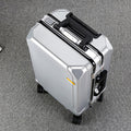 Aluminum Frame Trolley Case with USB Port and Combination Lock
