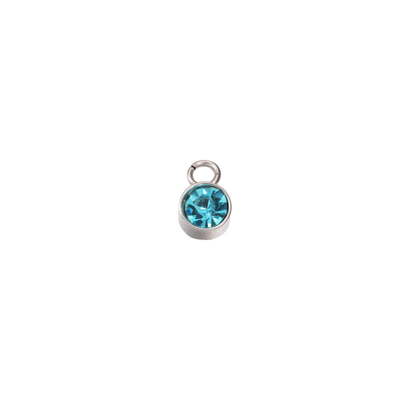 Stainless Steel Birthstone Pendant