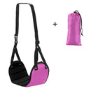 Air travel hammock ankle straps