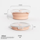 Travel Outdoor Silicone Folding Lunch Box