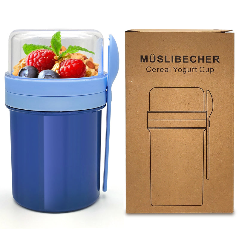 Double-layer portable yogurt cup