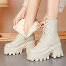 Women's Genuine Leather High-Top Winter Boots