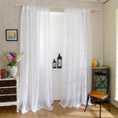 White Gauze Curtain Finished Product