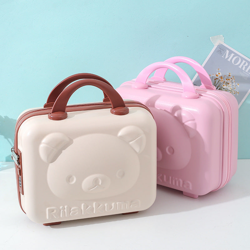 A 14-inch mini cosmetic case for hand luggage