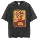 Washed and distressed T-shirt