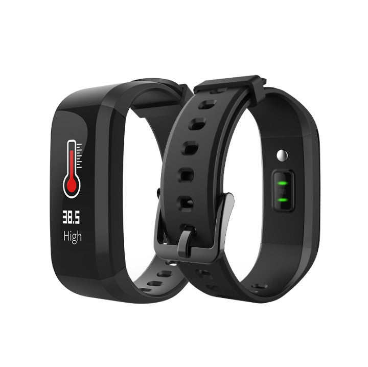 Smart Bracelet with Heart Rate and Temperature Monitoring