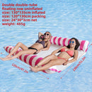 PVC Two-Tube Inflatable Floating Bed for Pool and Water Relaxation